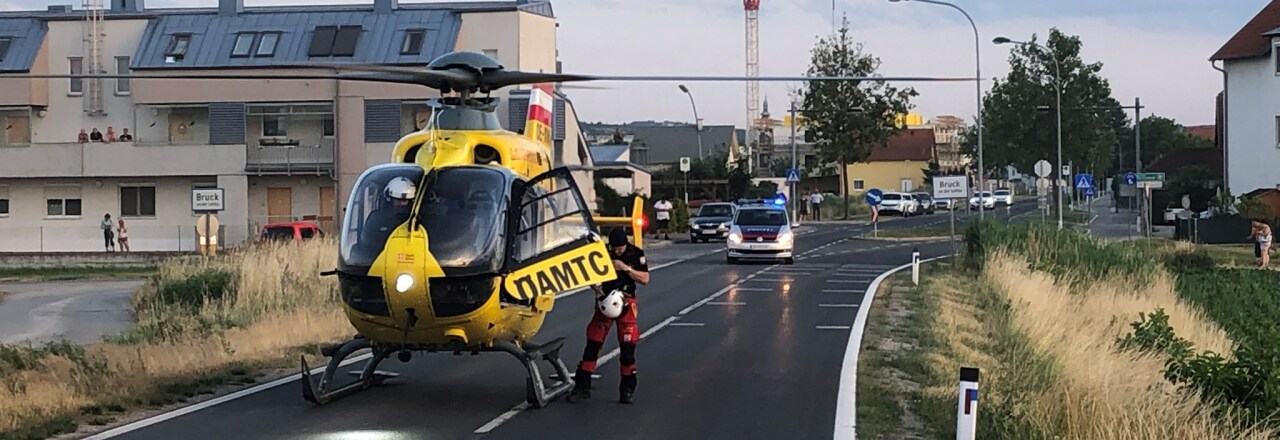 Verkehrsunfall mit Personenschaden im Bezirk Bruck an der Leitha