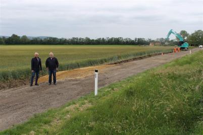 Radweg zwischen Bruck an der Leitha und Wilfleinsdorf wird fertiggestellt