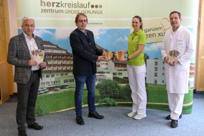 Herz-Kreislauf-Zentrum Groß Gerungs präsentiert neues Herzbrot