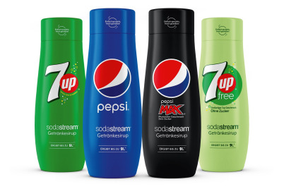 SodaStream kommt in Österreich mit PepsiCo-Sirups auf den Mark