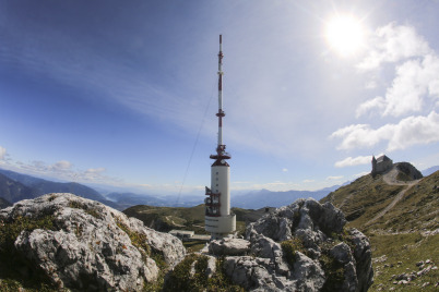 Radio und Fernsehen schreiben am Nationalfeiertag Geschichte am Dobratsch