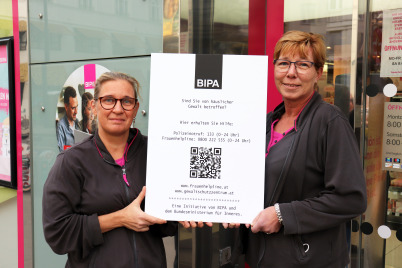 BIPA unterstützt Initiative gegen häusliche Gewalt 
