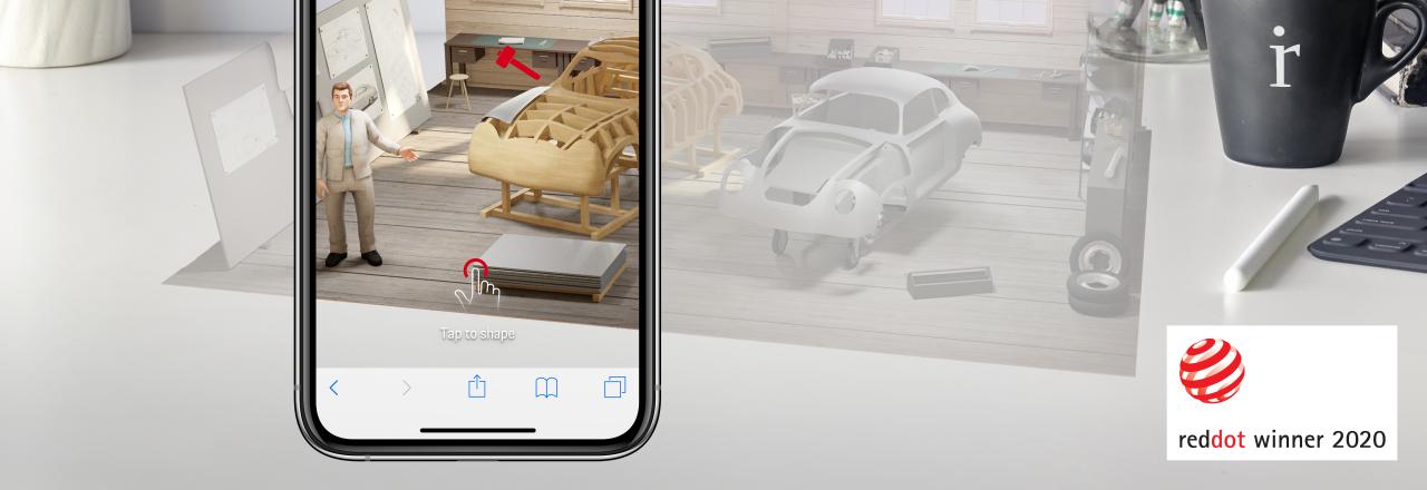 Porsche und innovation.rocks erhalten den Red Dot Award 2020 in zwei Kategorien für WebAR Schulung