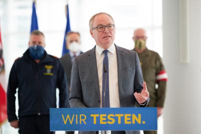 LH-Stellvertreter Pernkopf und LR Königsberger Ludwig informierten zu „Niederösterreich testet“