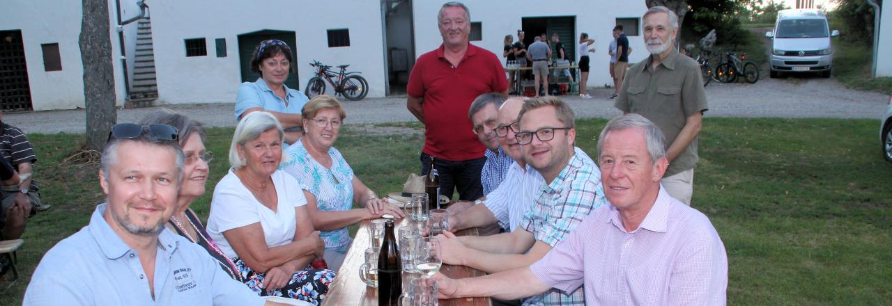 „Sommer- Stammtische“ mit Bürgermeister Erich Stubenvoll