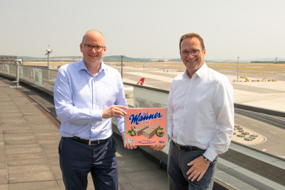 Neuer Manner Shop am Flughafen