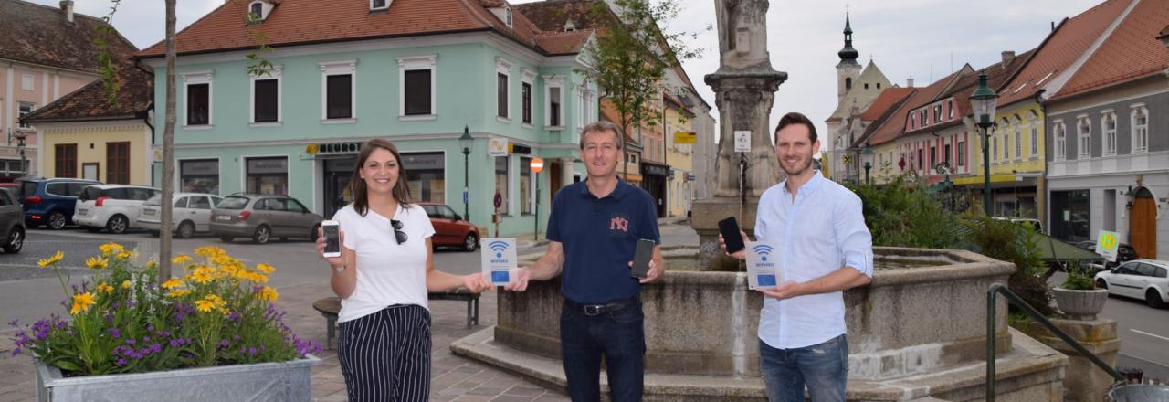 Freies WLAN an vier  öffentlichen Standorten in Horn