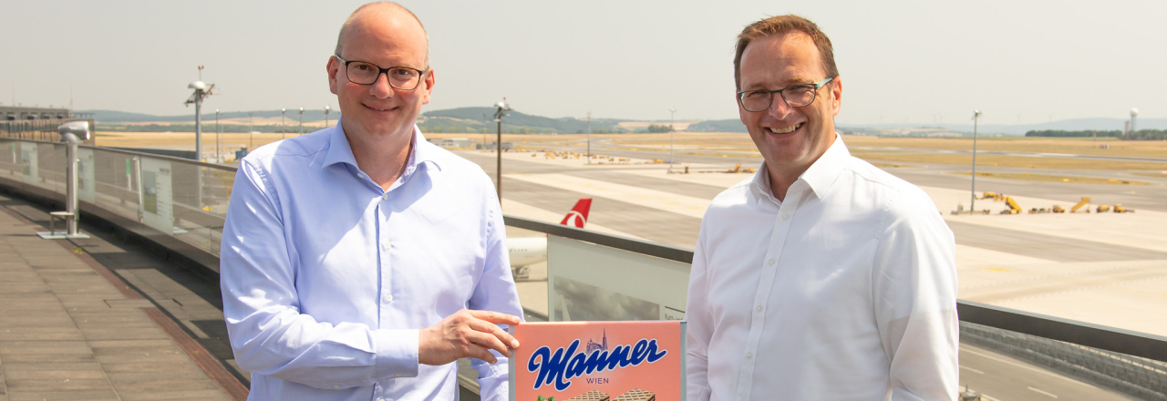 Neuer Manner Shop am Flughafen