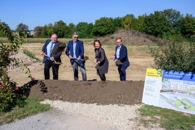 Spatenstich für neues Schülerheim der Landesberufsschule Mistelbach