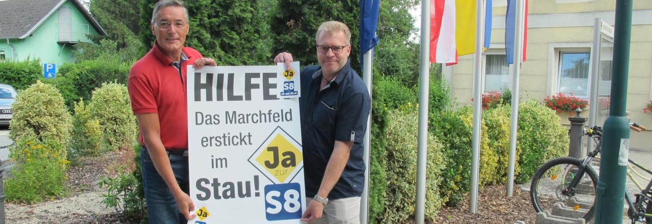 Überparteiliche Unterstützung zum Bau der S8 Marchfeld Schnellstraße in Strasshof