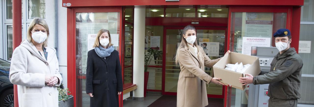 Bundesheer liefert FFP-2 Masken an soziale Einrichtungen