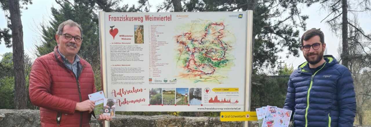 Franziskusweg Weinviertel aktiv & aufgewertet