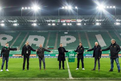 W24 und SK Rapid freuen sich über 250 Folgen "Rapidviertelstunde"