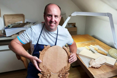 Traditionelle Schnitzarbeiten aus dem Weinviertel