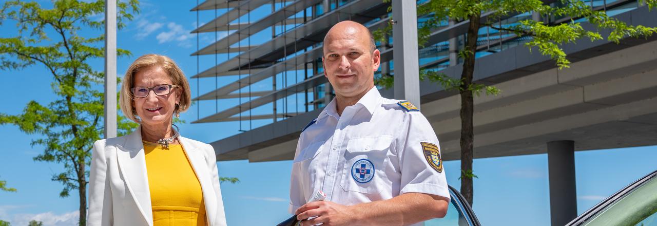 LH Mikl-Leitner gratuliert Wasserrettung zu 60 Jahren Tatkraft und Einsatzbereitschaft