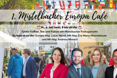 Europaplausch am Mistelbacher Freitagsmarkt
