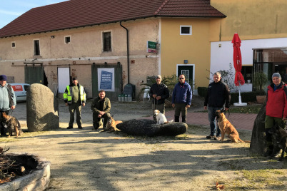 Polizeidiensthunde auf kulturellen Spuren im Weinviertel